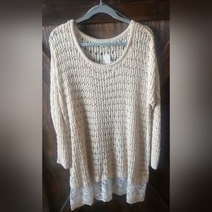 Beige colored sweater